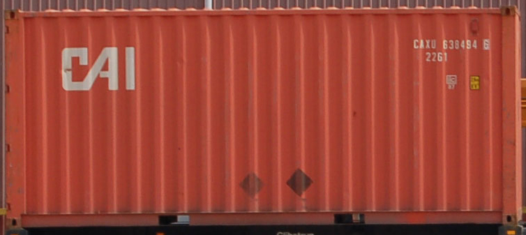 20DC CAXU container picture