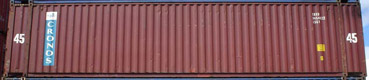 45HC CRXU container picture