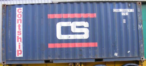 20DC CSQU container picture