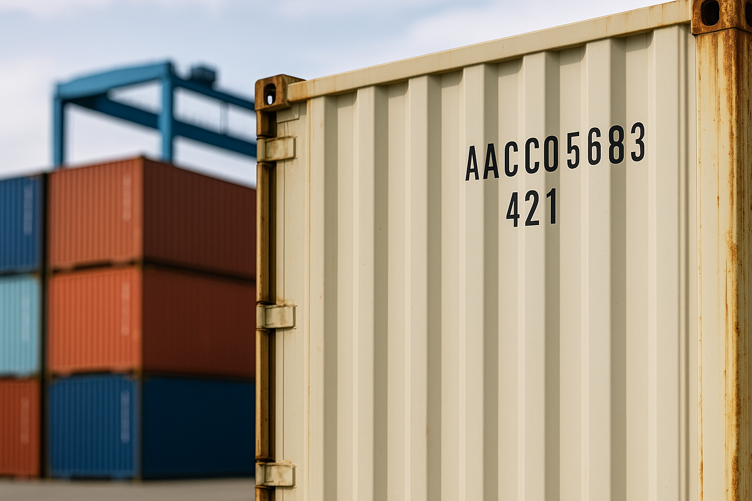 Guide to container prefixes issued by BIC