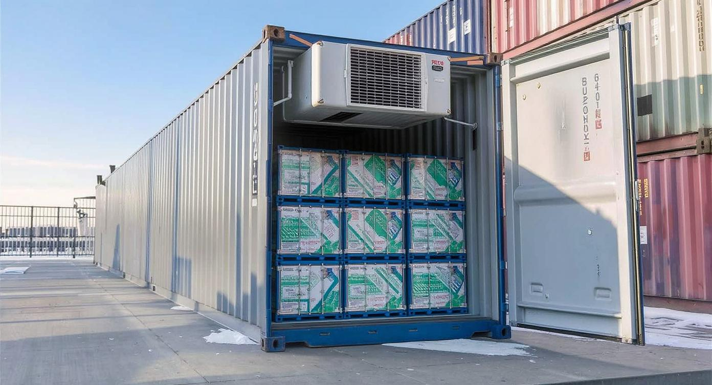 Nuestra guía definitiva para cargar un contenedor reefer 40 HC