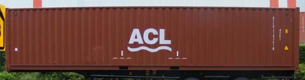 40DC container with prefix ACLU
