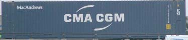 45HC container with prefix AMCU