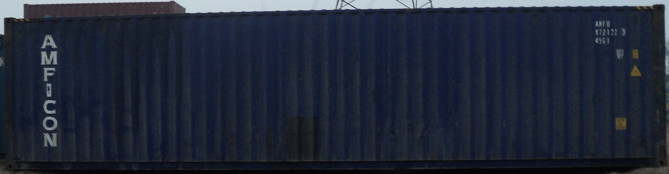 40HC container with prefix AMFU