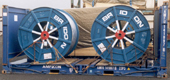 20FLAT container with prefix AMFU