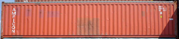 40OT container with prefix AMFU