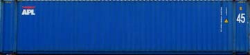 45HC container with prefix APLU