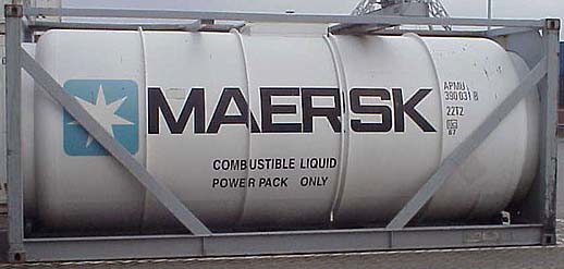 20TANK container with prefix APMU