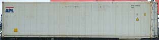 40REF container with prefix APRU