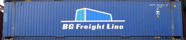45HC container with prefix BGFU