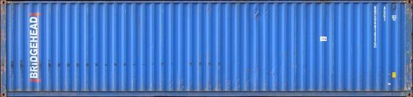 40DC container with prefix BHCU