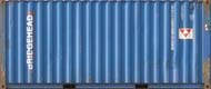 20DC container with prefix BHCU