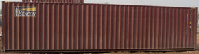 40HC container with prefix BMOU