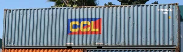 40DC container with prefix CADU