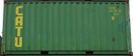 20DC container with prefix CATU