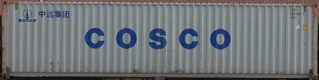 40HC container with prefix CBHU
