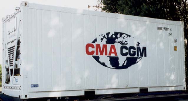 20REF container with prefix CGMU