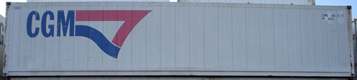 40REF container with prefix CGMU