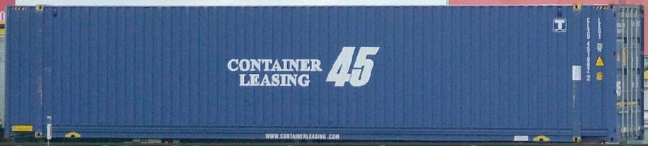 45HC container with prefix CLXU