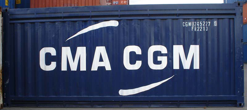 20DC2 container with prefix CMAU
