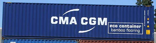 40HC container with prefix CMAU