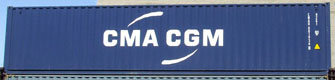 40DC container with prefix CMAU
