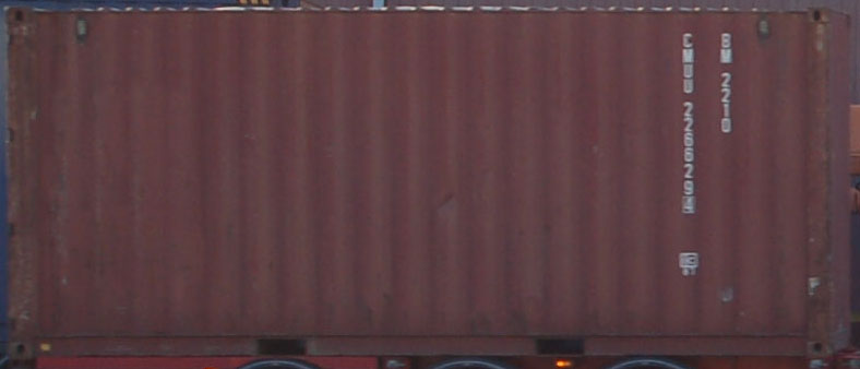20DC container with prefix CMUU