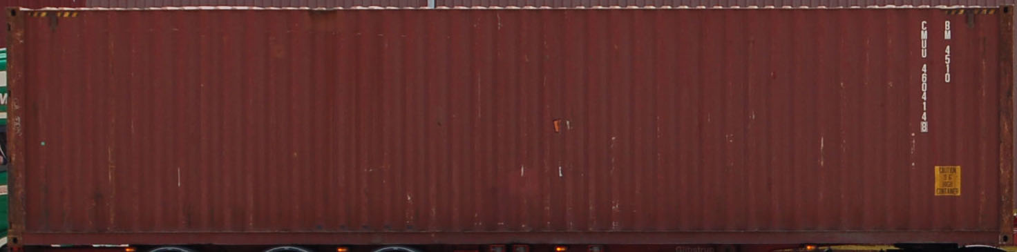 40HC container with prefix CMUU