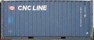 20DC container with prefix CNCU