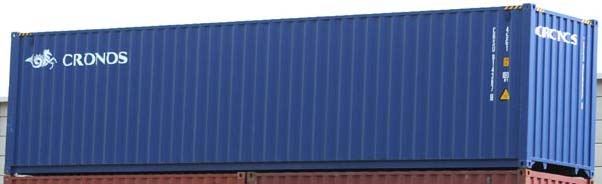 40HC container with prefix CRSU