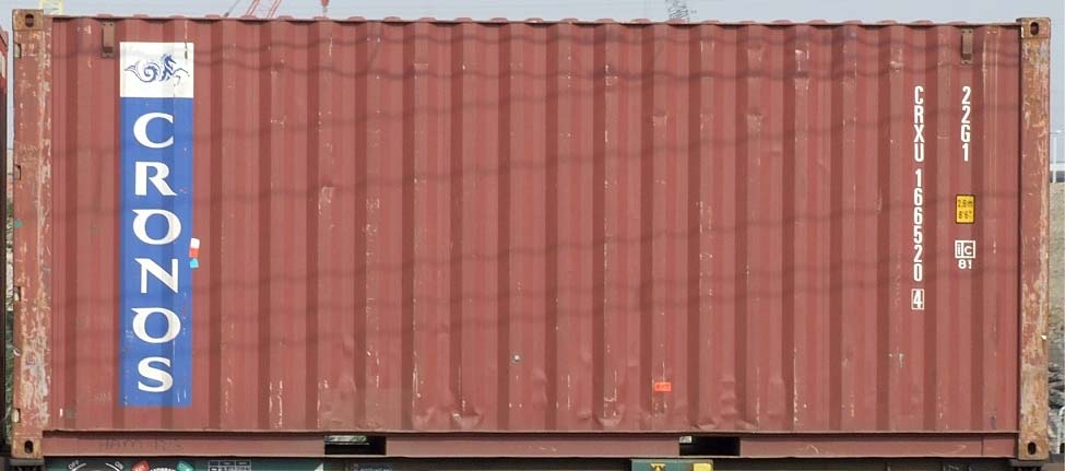 20DC container with prefix CRXU