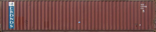 40DC container with prefix CRXU