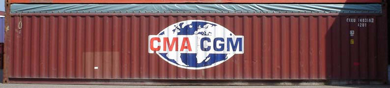 40OT container with prefix CRXU