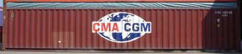 40OT container with prefix CRXU