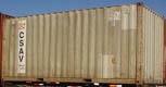 20DC container with prefix CSVU