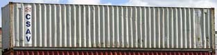 40DC container with prefix CSVU