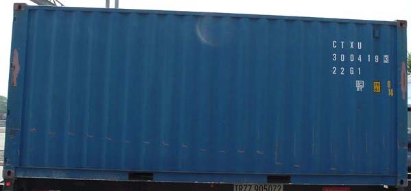 20DC container with prefix CTXU