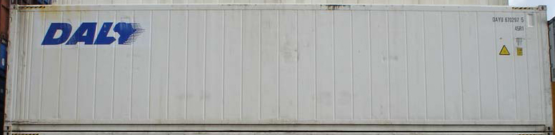 40REF container with prefix DAYU