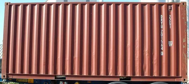 20DC container with prefix DRYU