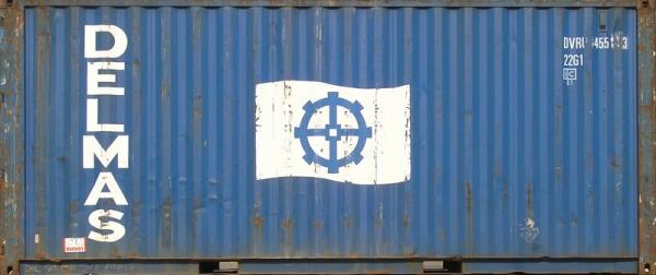 20DC container with prefix DVRU