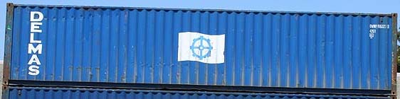 40DC container with prefix DVRU