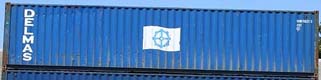 40DC container with prefix DVRU