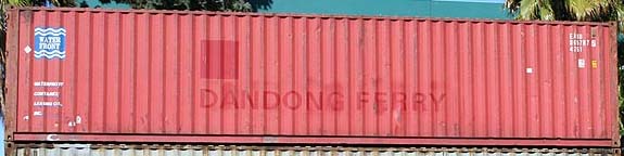 40DC container with prefix EASU