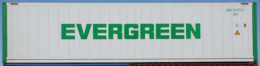 40REF container with prefix EGHU