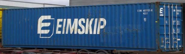 40DC container with prefix EIMU