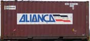 20DC container with prefix ENAU