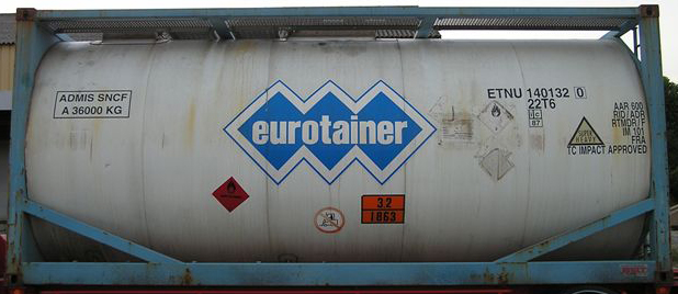20TANK container with prefix ETNU
