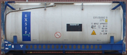 20TANK2 container with prefix EXFU