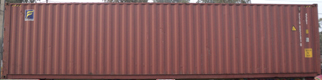40HC container with prefix FCIU