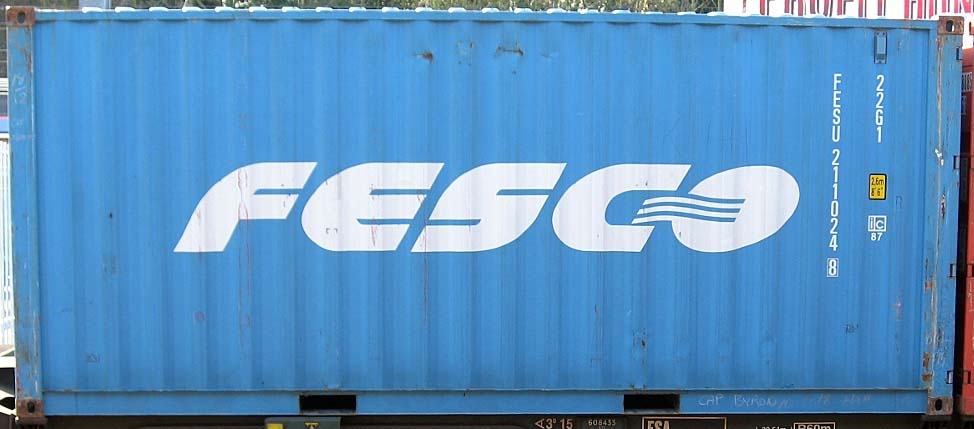 20DC container with prefix FESU
